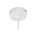 Полилей Home ESPRIT Син Бял Метал 50 W 32,5 x 32,5 x 30 cm