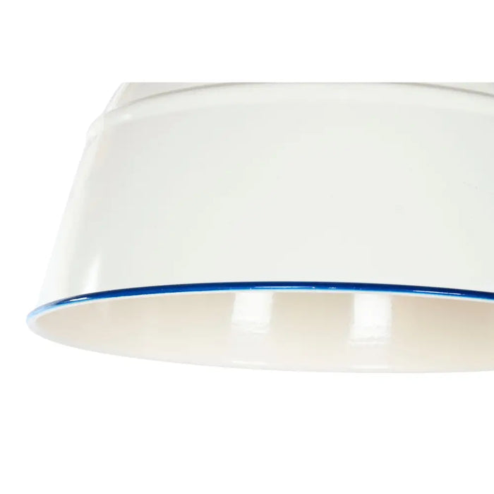 Полилей Home ESPRIT Син Бял Метал 50 W 32,5 x 32,5 x 30 cm