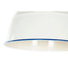 Полилей Home ESPRIT Син Бял Метал 50 W 32,5 x 32,5 x 30 cm