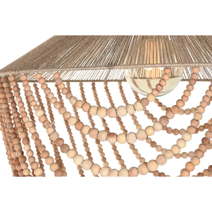 Полилей Home ESPRIT Светло кафяв Юта Дървен 67 x 67 x 100 cm