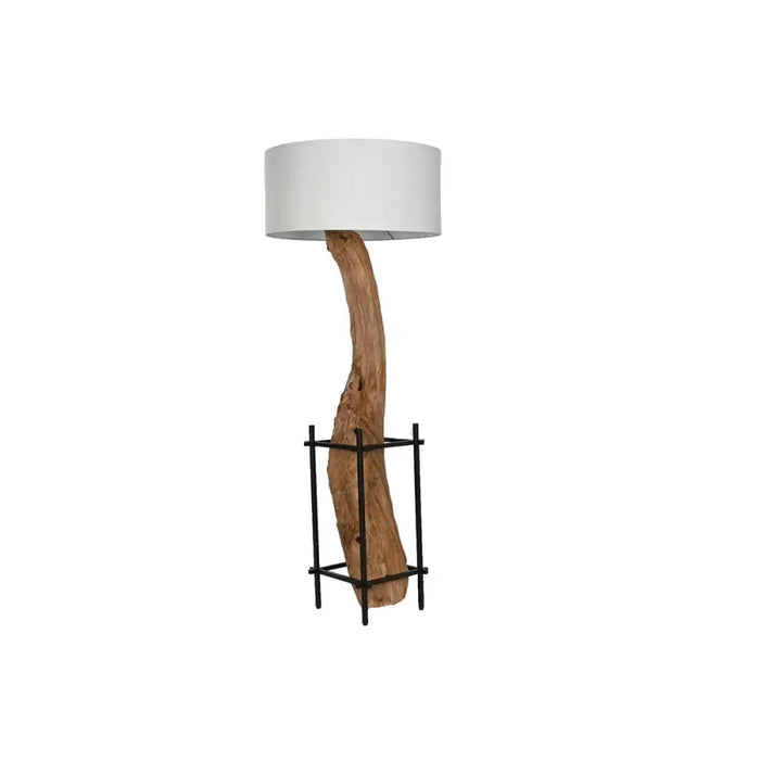 Полилей Home ESPRIT Желязо тиково дърво 65 x 65 x 50 cm