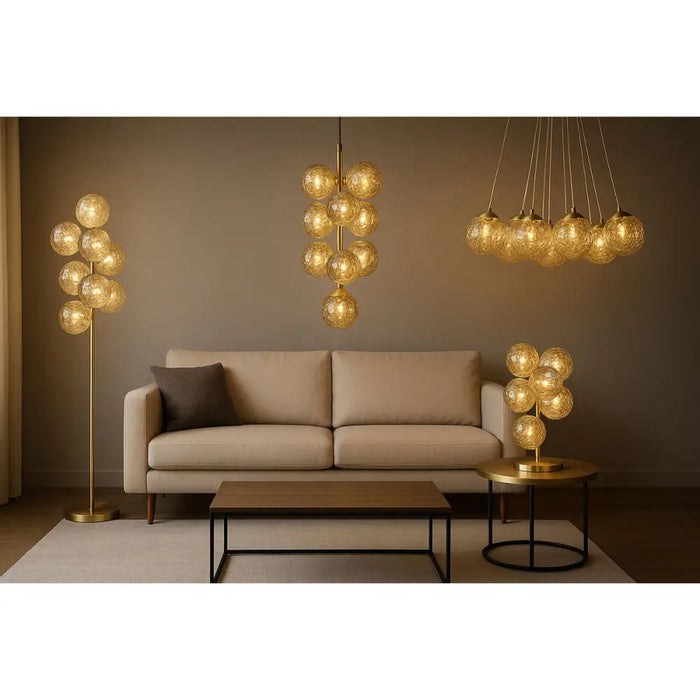 Полилей Home ESPRIT Златен