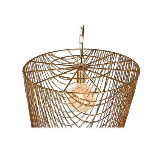 Полилей Home ESPRIT Златен Желязо 46 x 46 x 98 cm