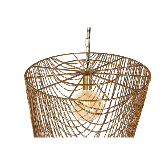 Полилей Home ESPRIT Златен Желязо 46 x 46 x 98 cm