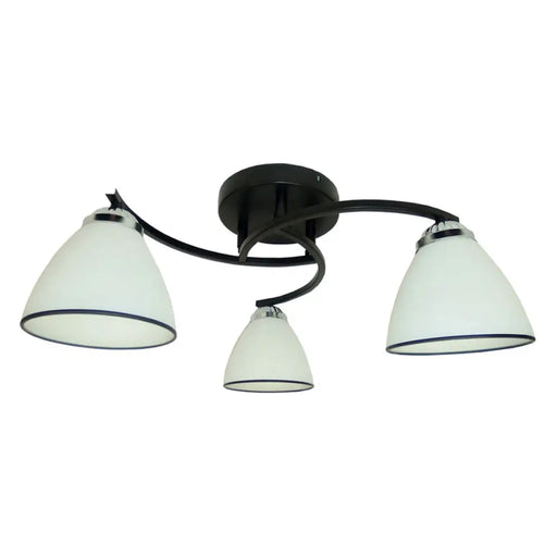 ПОЛИЛЕЙ ТРОЙКА Е27 ЧЕРЕН/ХРОМ D-IL POCULUM