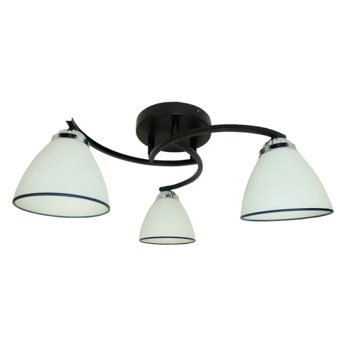 ПОЛИЛЕЙ ТРОЙКА Е27 ЧЕРЕН/ХРОМ D-IL POCULUM