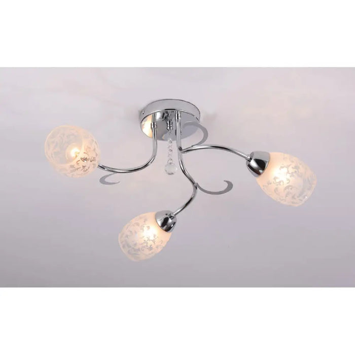 ПОЛИЛЕЙ ТРОЙКА E27 ХРОМ ACIKOLIGHT