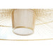 Полилей DKD Home Decor Бял Естествен Бамбук 50 W 100 x 100