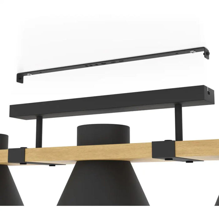 ПОЛИЛЕЙ 3XE27 ЧЕРЕН EGLO MACCLES