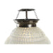Полилей DKD Home Decor Бял Метал Кристал 25 W 23 x 23 x 33