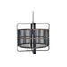 Полилей DKD Home Decor Черен Бамбук 50 W 40 x 40 x 35 cm