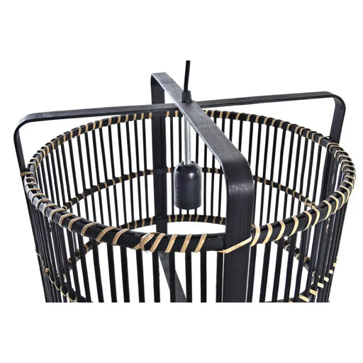 Полилей DKD Home Decor Черен Бамбук 50 W 40 x 40 x 35 cm