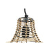Полилей DKD Home Decor Естествен Метал 40 W Юта (45 x 45 x