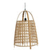 Полилей DKD Home Decor Естествен Метал 50 W 220 V 42 x 42 x