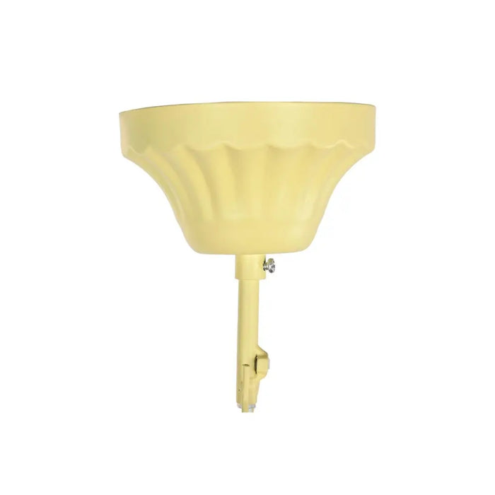 Полилей DKD Home Decor Метал Кафяв Жълт 50 W Дървен MDF (35
