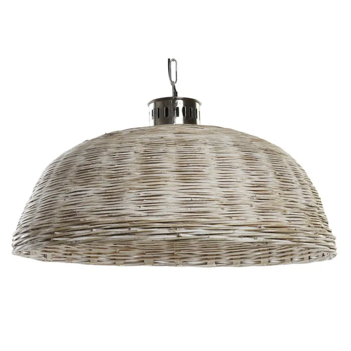 Полилей DKD Home Decor Сребрист Естествен Метал 50 W 80 x