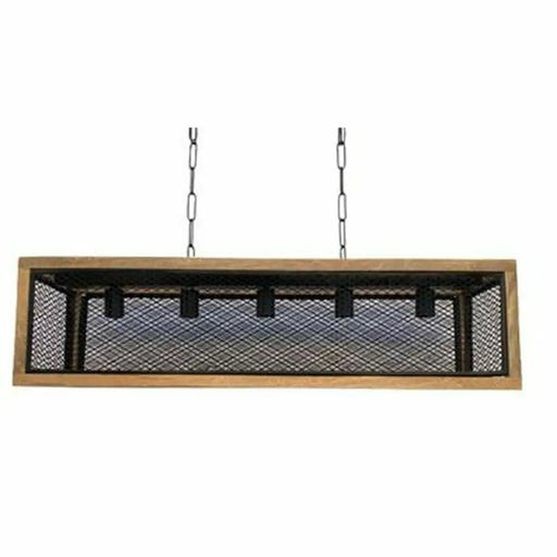 Полилей DKD Home Decor Желязо Дърво манго 50 W 100 x 25 x