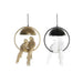 Полилей DKD Home Decor Златен Бял 220 V 50 W (29,5 x 22 x