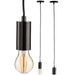 Полилей Gift Decor WS-A004 WS-A004 Черен 60 W (6 броя)