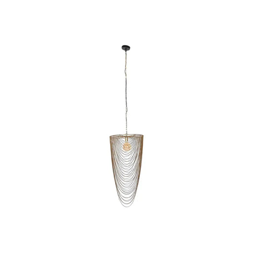 Полилей Home ESPRIT Златен Желязо 46 x 46 x 98 cm