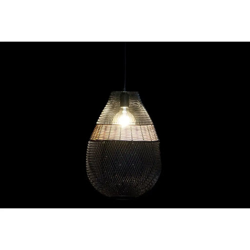 Полилей DKD Home Decor Черен Метал Кафяв 50 W 32 x 32 x 43