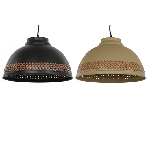 Полилей DKD Home Decor Кафяв Черен Сметана Метал 50 W 39 x