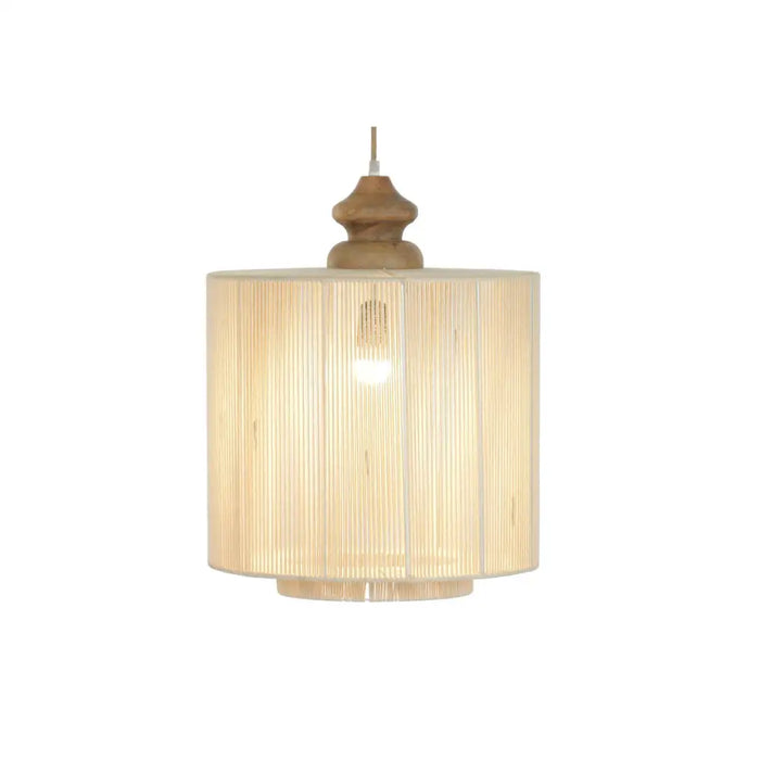Полилей Home ESPRIT Кафяв Бежов Дърво манго 60 W 40 x 40 x