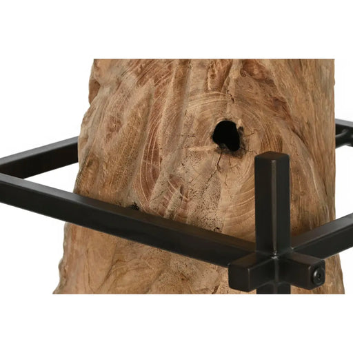 Полилей Home ESPRIT Желязо тиково дърво 65 x 65 x 50 cm