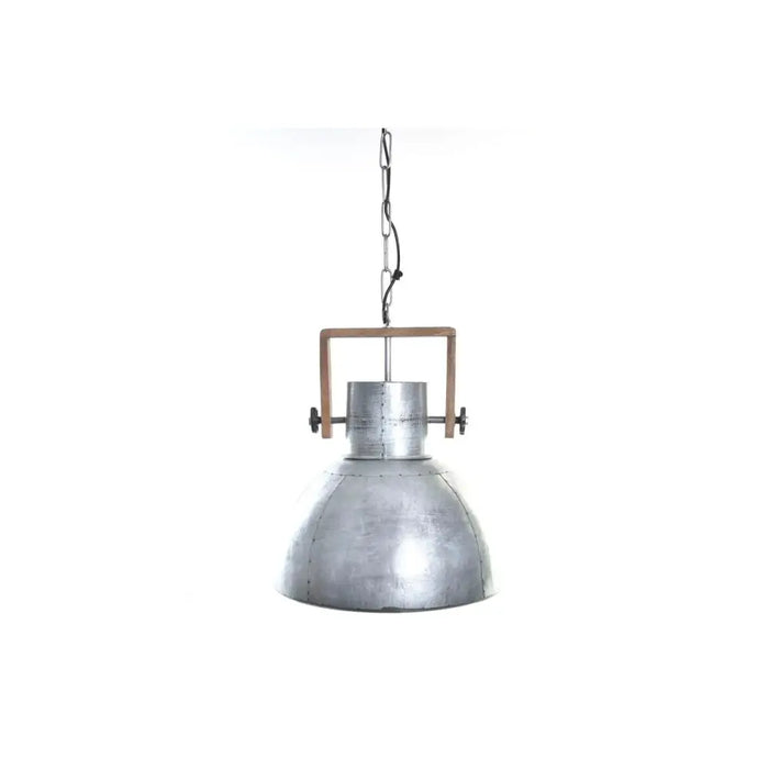 Полилей DKD Home Decor Кафяв Сребрист Метал Дърво манго 50