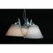 Полилей DKD Home Decor 50 x 46 x 30 cm Златен Метал Бял 50