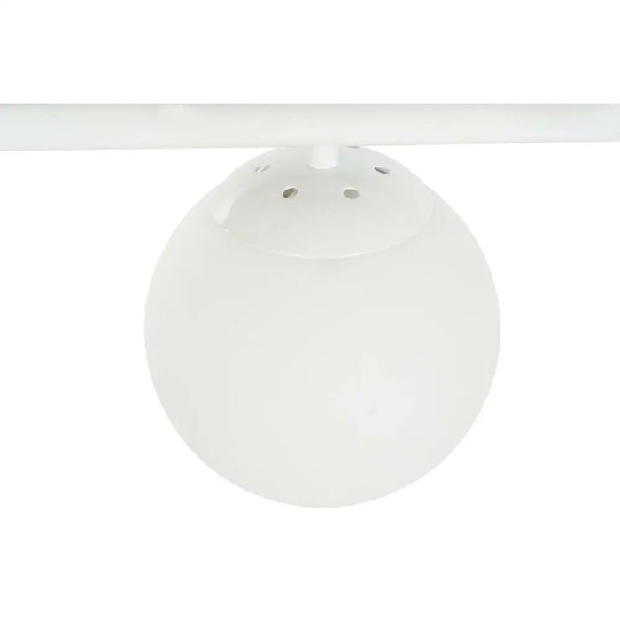 Полилей DKD Home Decor 98 x 45 x 30 cm Кристал Метал Бял 50