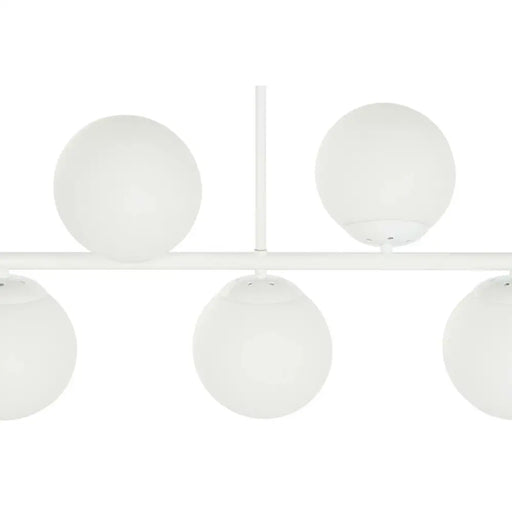 Полилей DKD Home Decor 98 x 45 x 30 cm Кристал Метал Бял 50