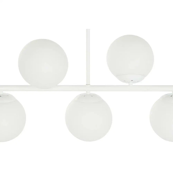Полилей DKD Home Decor 98 x 45 x 30 cm Кристал Метал Бял 50