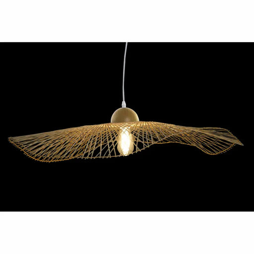 Полилей DKD Home Decor Бамбук Шапка за Слънце (88 x 88 x 17