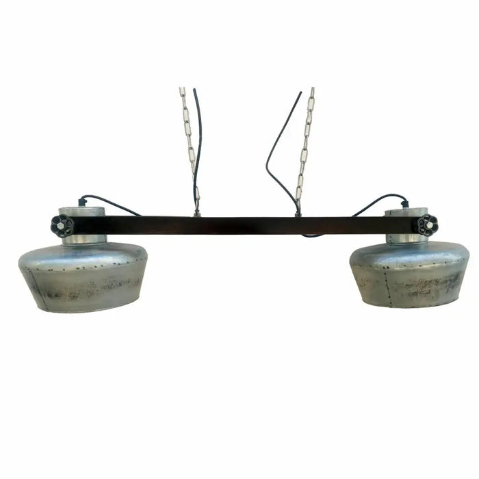 Полилей DKD Home Decor Желязо Дърво манго 50 W (104 x 25 x