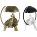 Полилей DKD Home Decor Златен Бял 220 V 50 W (29,5 x 22 x