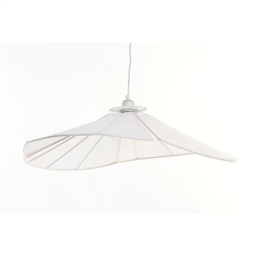 Полилей DKD Home Decor Метал лен Бял 50 W (68 x 68 x 21 cm)