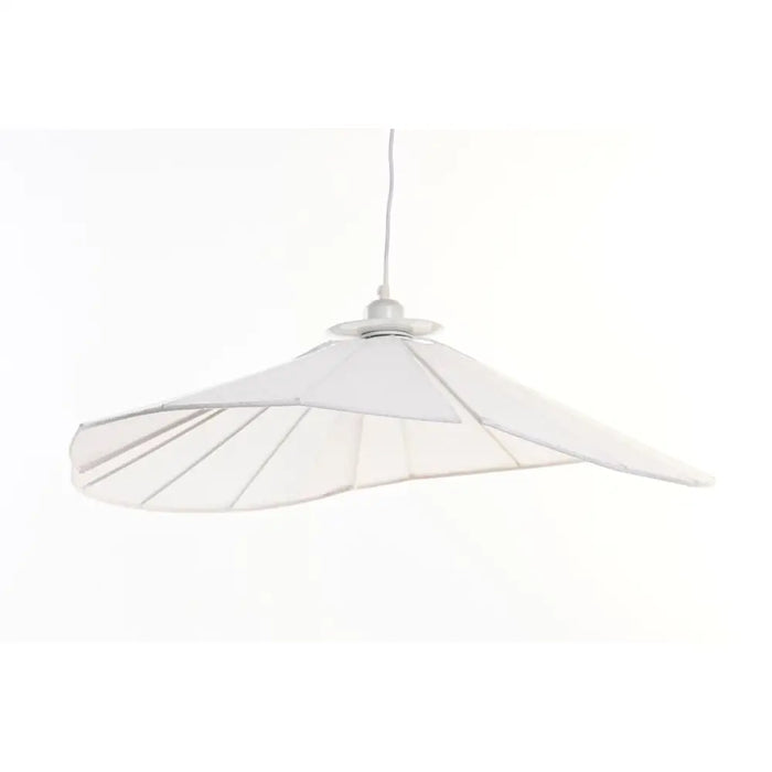 Полилей DKD Home Decor Метал лен Бял 50 W (68 x 68 x 21 cm)