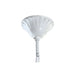 Полилей DKD Home Decor 28 x 28 x 44 cm Метал Бял