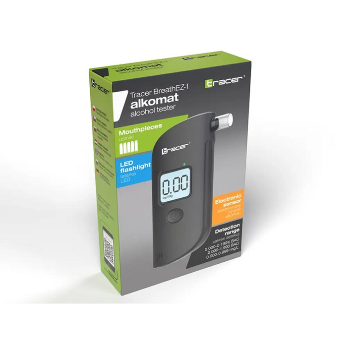 Полупроводников алкотестер Tracer BreathEZ-1 черен