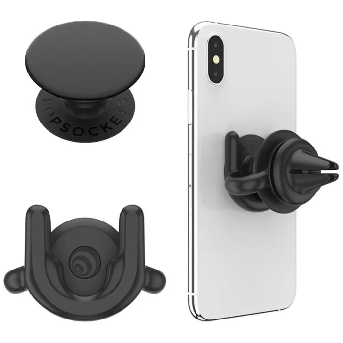 Popsockets Car Vent 2 + държач PopGrip - черен