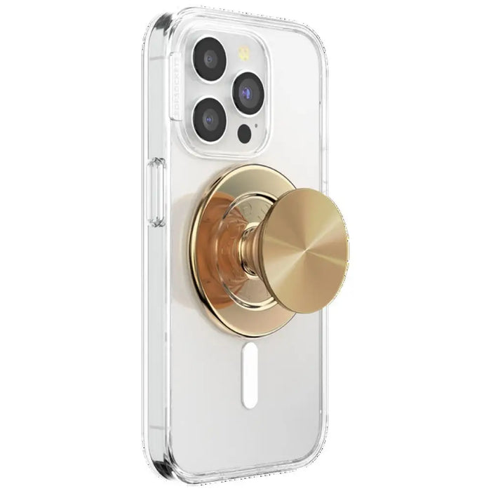 Popsockets кръгъл радиален златен алуминиев MagSafe държач