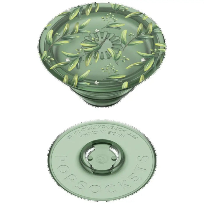 Popsockets PlantCore Grip Olive и стойка за телефон