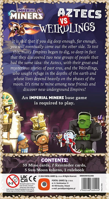 Разширение за настолна игра Imperial Miners: Aztecs vs Weirdlings