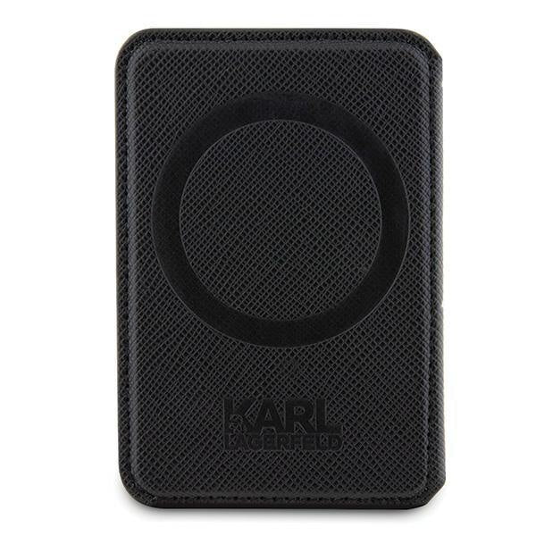 Портмоне за карти Karl Lagerfeld KLWMSPSAKHCK черно Saffiano