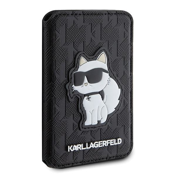 Портмоне за карти Karl Lagerfeld KLWMSPSAKHCK черно Saffiano