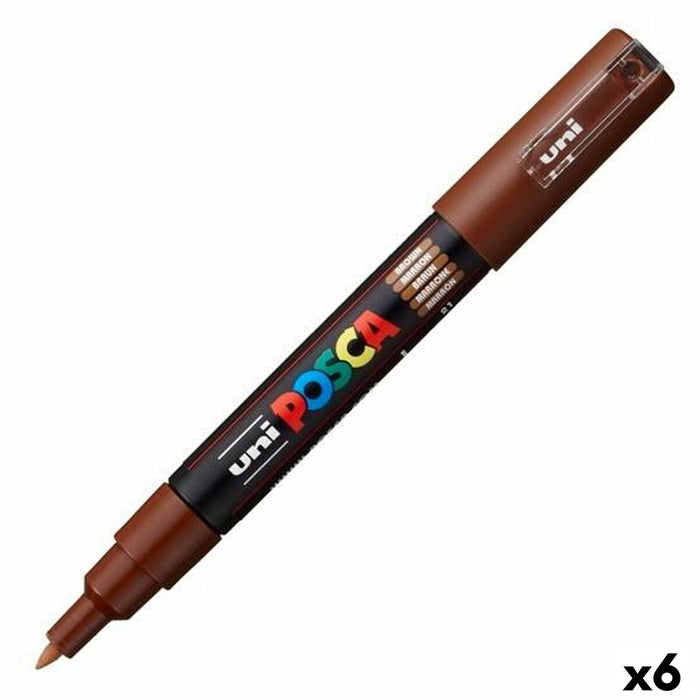 Плумастер POSCA PC-1M Кафяв (6 броя)