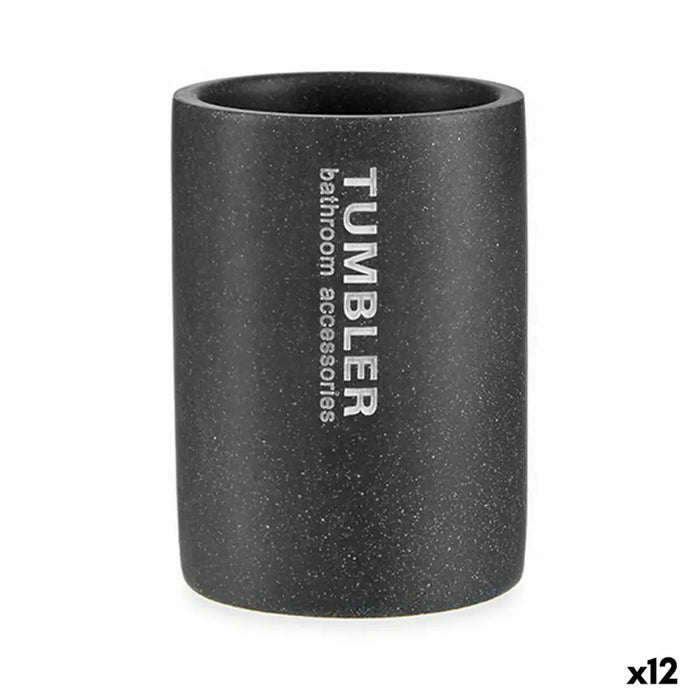 Поставка за четка за зъби Berilo 77935 Tumbler Сив Смола