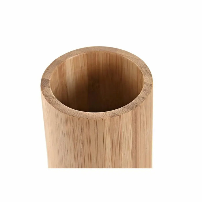Поставка за четка за зъби DKD Home Decor Бамбук 7 x 7 x 11