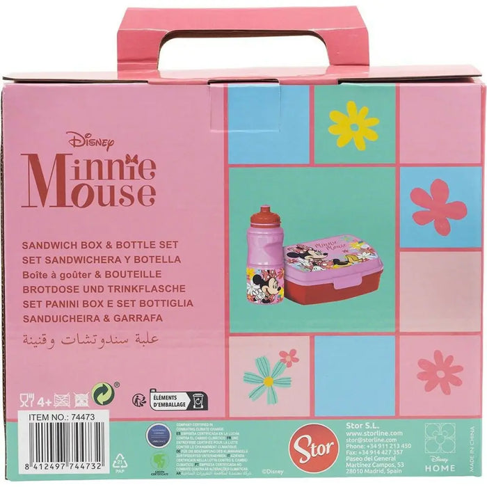 Поставка за Пикник с Включена Бутилка Minnie Mouse CZ11278